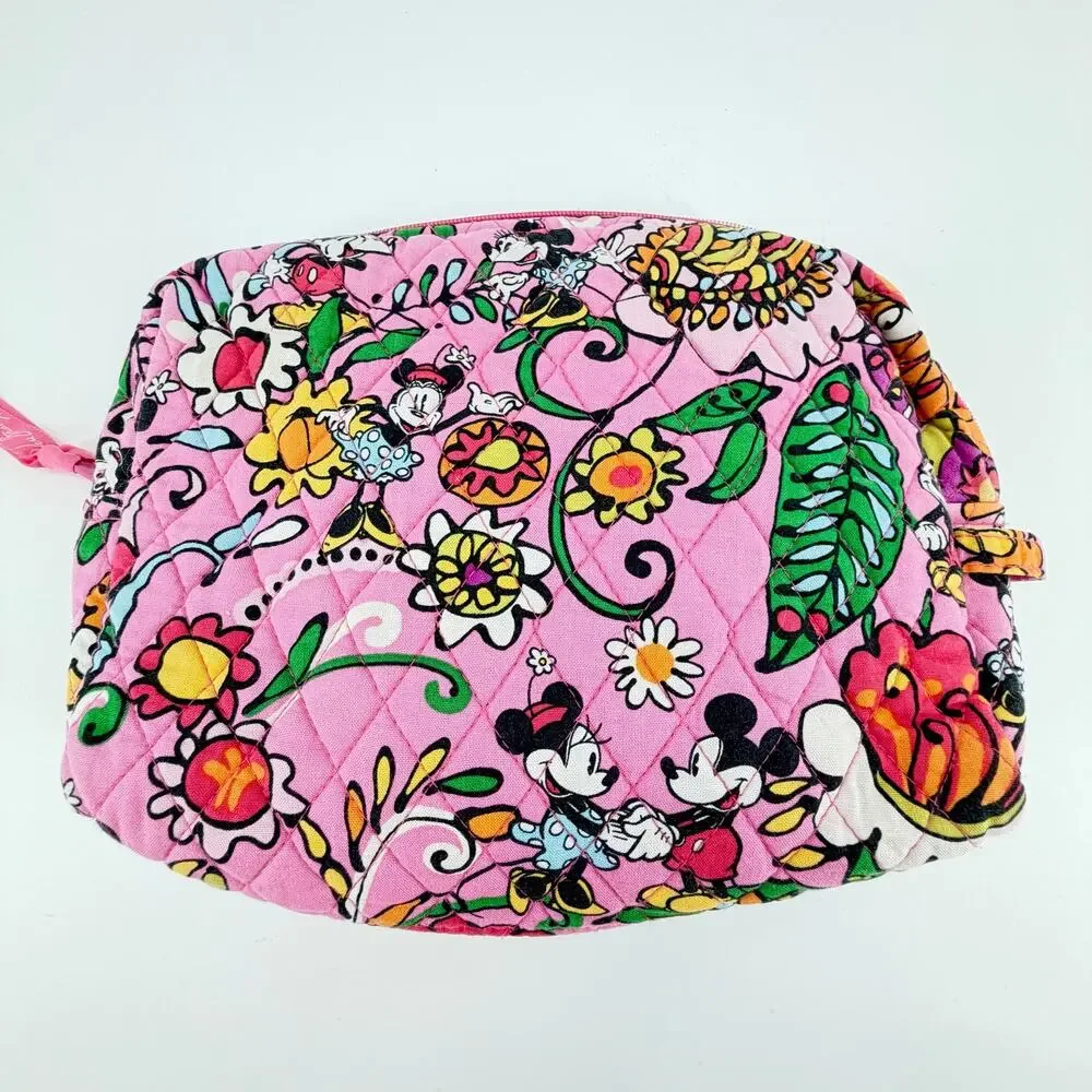 Vera Bradley Disney Just Mousing Around Large Cosmetic Makeup Bag Retired